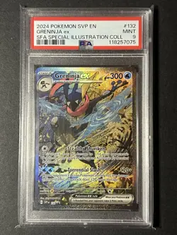 Greninja ex #132 Promo SV: Scarlet & Violet Promo Pokemon PSA 9 - Image 1