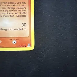 Pokemon Ditto charmander EX Delta Species 61/113 Regular Common - Image 2