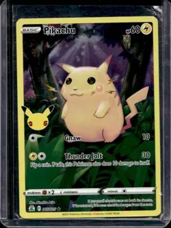 2021 Pokemon SWSH Celebrations Pikachu Holo #005/025 - Image 1
