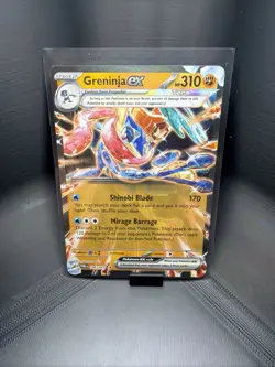 Pokemon Greninja ex 106/167 Sv06 Twilight Masquerade Holo Double Rare EX 310 HP - Image 1