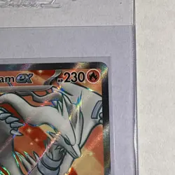 Reshiram EX 158/086 Full Art Holo Pokemon SV: White Flare English Near Mint - Image 3