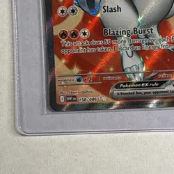 Reshiram EX 158/086 Full Art Holo Pokemon SV: White Flare English Near Mint - Image 5