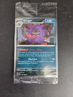 Pokemon TCG Gengar 050/088 EBGames Stamped Promo ENGLISH Sealed - Image 1