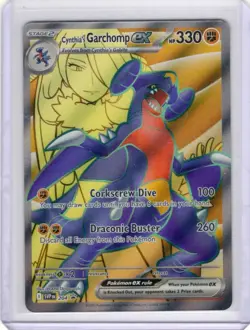 Cynthia's Garchomp ex 215/182 Ultra Rare SV10: Destined Rivals Pokemon TCG NM - Image 1