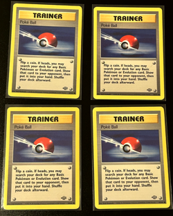 LOT OF 4 Pokemon - PokeBall 64/64 Jungle Regular - Various Condition, See Photos - Image 3