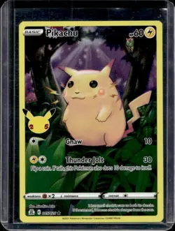 2021 Pokemon SWSH Celebrations Pikachu Holo #005/025 - Image 1