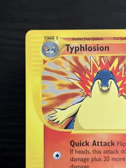 2002 Pokemon TCG Typhlosion E-Series Expedition Base Set 64/165 Non-holo NM/LP - Image 2