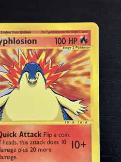 2002 Pokemon TCG Typhlosion E-Series Expedition Base Set 64/165 Non-holo NM/LP - Image 3