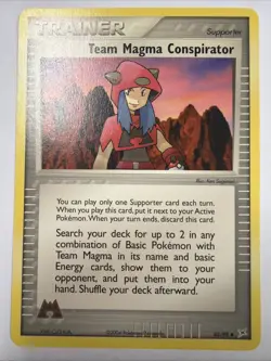 Team Magma Conspirator 82/95 Team Magma vs Team Aqua Uncommon Normal Pokemon TCG - Image 1