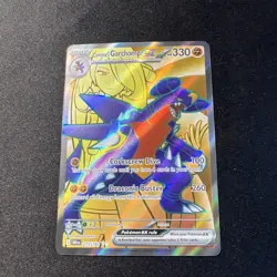 Pokemon TCG Cynthia's Garchomp EX 215/182 Full Art Destined Rivals Near Mint - Image 1