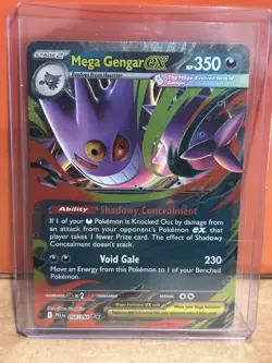 2025 Pokemon Phantasmal Flames Mega Gengar ex Double Rare #056/094 - Image 1