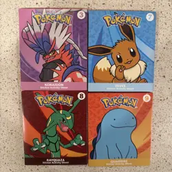 Pokemon Sticker Activity Sheets 2024 McDonalds #3, 7, 8, 9Happy Meal Pokemon - Image 1