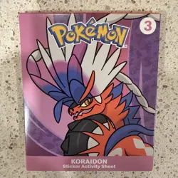 Pokemon Sticker Activity Sheets 2024 McDonalds #3, 7, 8, 9Happy Meal Pokemon - Image 3