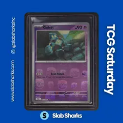 2025 POKEMON BLACK BOLT GOLETT MASTER BALL REVERSE HOLO #042/086 - Image 1