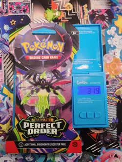 (HEAVY)🔥 31.9g Pokemon TCG Perfect Order Sleeved Booster Pack Factory Sealed✅ - Image 1