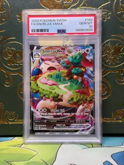 2020 Pokemon - Snorlax Vmax Full Art PSA10 - Image 1