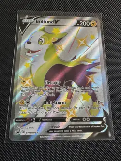 Pokemon TCG Black Star Promo Boltund V Shiny - Image 1