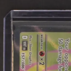 2025 POKEMON WHITE FLARE WHIMSICOTT EX FULL ART ULTRA RARE #157/086 - Image 3