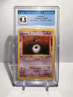 Unown T 1st Edition 88/105 Pokemon 2002 Neo Destiny GEM MINT CGC 9.5 - Image 1