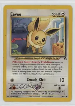Eevee Pokemon Neo Discovery #38 2001 - Image 1