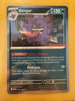 Pokemon TCG Mega Evolutions: Perfect Order Gengar Gamestop Promo (NOT SEALED) NM - Image 3
