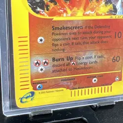 2002 Pokemon Houndoom 14/147 Aquapolis Reverse Holo Rare E-Reader WOTC - Image 4