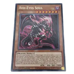Yu-Gi-Oh! Maze of Memories Red-Eyes Soul MAZE-EN012 Dark 1st Edition 2023 - Image 1