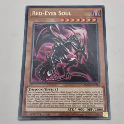 Yu-Gi-Oh! Maze of Memories Red-Eyes Soul MAZE-EN012 Dark 1st Edition 2023 - Image 2