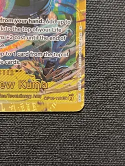 Bartholomew Kuma OP12-119 SEC Legacy of the Master English One Piece - Image 4