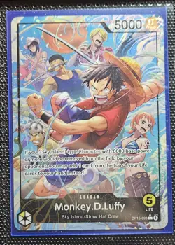 Monkey.D.Luffy OP15-98 ALT ART LEADER Adventure On Kami's Island One Piece TCG - Image 1