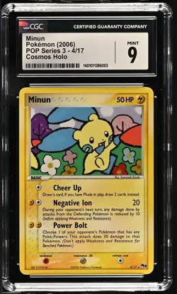 Minun [Holo] #4 Pokemon POP Series 3 - Image 1