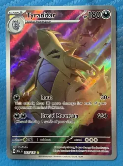 Tyranitar 222/193 Illustration Rare SV: Paldea Evolved Pokemon TCG NM - Image 1