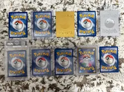 High End Pokemon Lot Charizard Holo Mewtwo GX Vintage + PSA Slab - Image 2