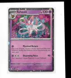 2025 Pokemon Promo 172 Sylveon Prismatic Evolutions NM - Image 1