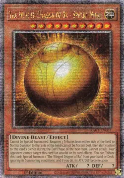 YGO TCG 2023 The Winged Dragon of Ra -Sphere Mode #RA01-EN007 1st Edition QCSR - Image 1