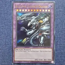 Yugioh Blue-Eyes Ultimate Dragon LDK2-ENK40 - Ultra Rare - Unlimited Edition NM - Image 1