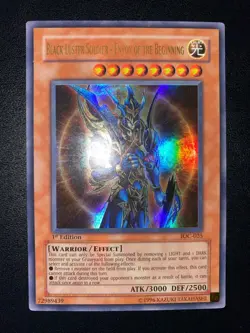 YU-GI-OH! BLACK LUSTER SOLDIER ULTRA RARE IOC-025 1ST EDITION ENGLISH - Image 1