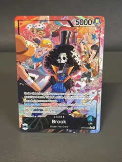 OP15-022 Brook Alt Art Leader Adventure on Kami’s Island One Piece TCG English - Image 1