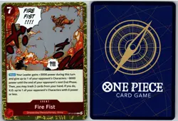 Fire Fist OP15-020 Rare Adventure on Kami's Island One Piece NM - Image 3