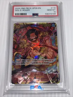 One Piece 2024 OP09 en Emperors of the New World Gol D. Roger SEC #118 PSA 10 - Image 1