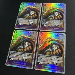 4x Vinsmoke Judge OP06-062 - One Piece TCG English - SR Foil Playset NM - Image 2