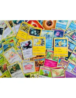 200 Pokemon TCG Cards lot Including Energy and trainers cards + 1 EX, GX, or V - Image 1