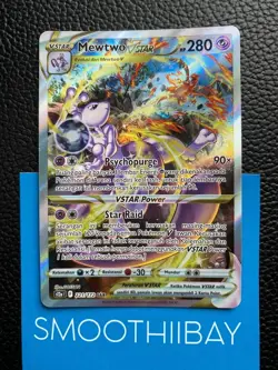 Mewtwo VSTAR SAR 221/172 S12a VSTAR Universe Pokemon Card Indonesia NM-Mint - Image 1