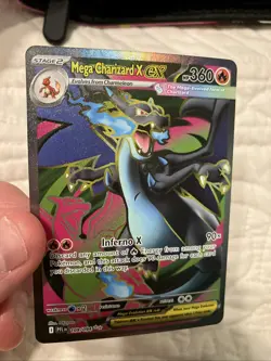 Mega Charizard X ex 109/94 NM + Ultra Rare - Phantasmal Flames Pokemon TCG Card - Image 2