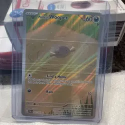 Paldean Wooper IR 221/193 Sv02 Paldea Evolved Illustration Rare Holo Card NM - Image 1