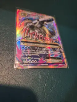 Pokemon Mega M Blastoise EX Full Art Ultra Rare Holo Card 102/108 XY Evolutions - Image 3