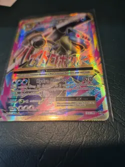 Pokemon Mega M Blastoise EX Full Art Ultra Rare Holo Card 102/108 XY Evolutions - Image 4