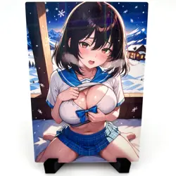 Sexy Hot Cute Anime Waifu Girl Doujin Lewd Goddess Story Holographic Art Card - Image 1