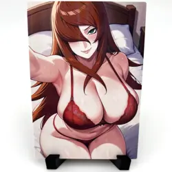 Naruto Mei Terumi Sexy Hot Bikini Anime Waifu Girl Lewd Goddess Story Art Card - Image 1