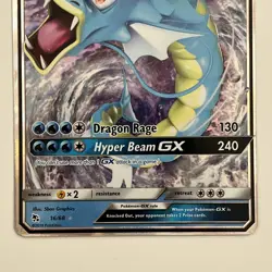 Pokemon Card Gyrados GX 16/68 and Gyrados GX SM 12 Full Art Pokemon Cards - Image 4